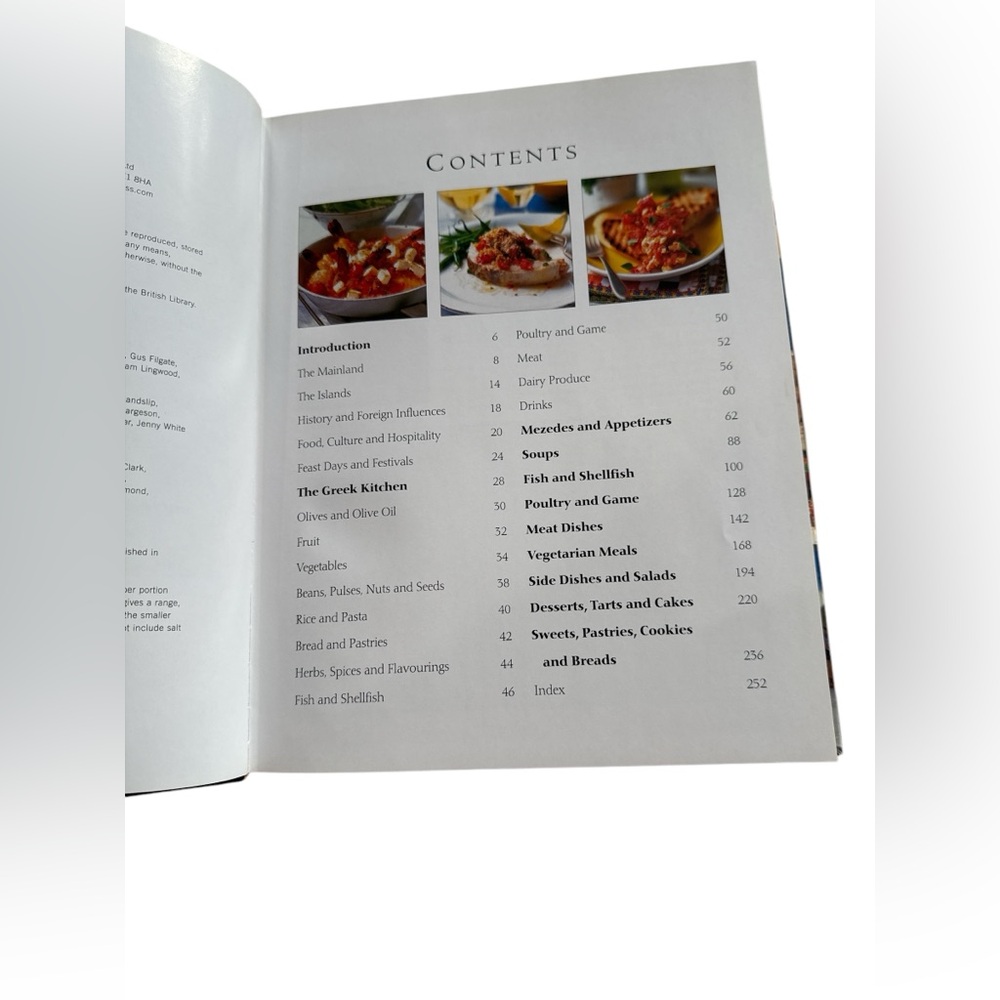 Greek Cooking Cookbook in like new condition - Picture 4 of 5